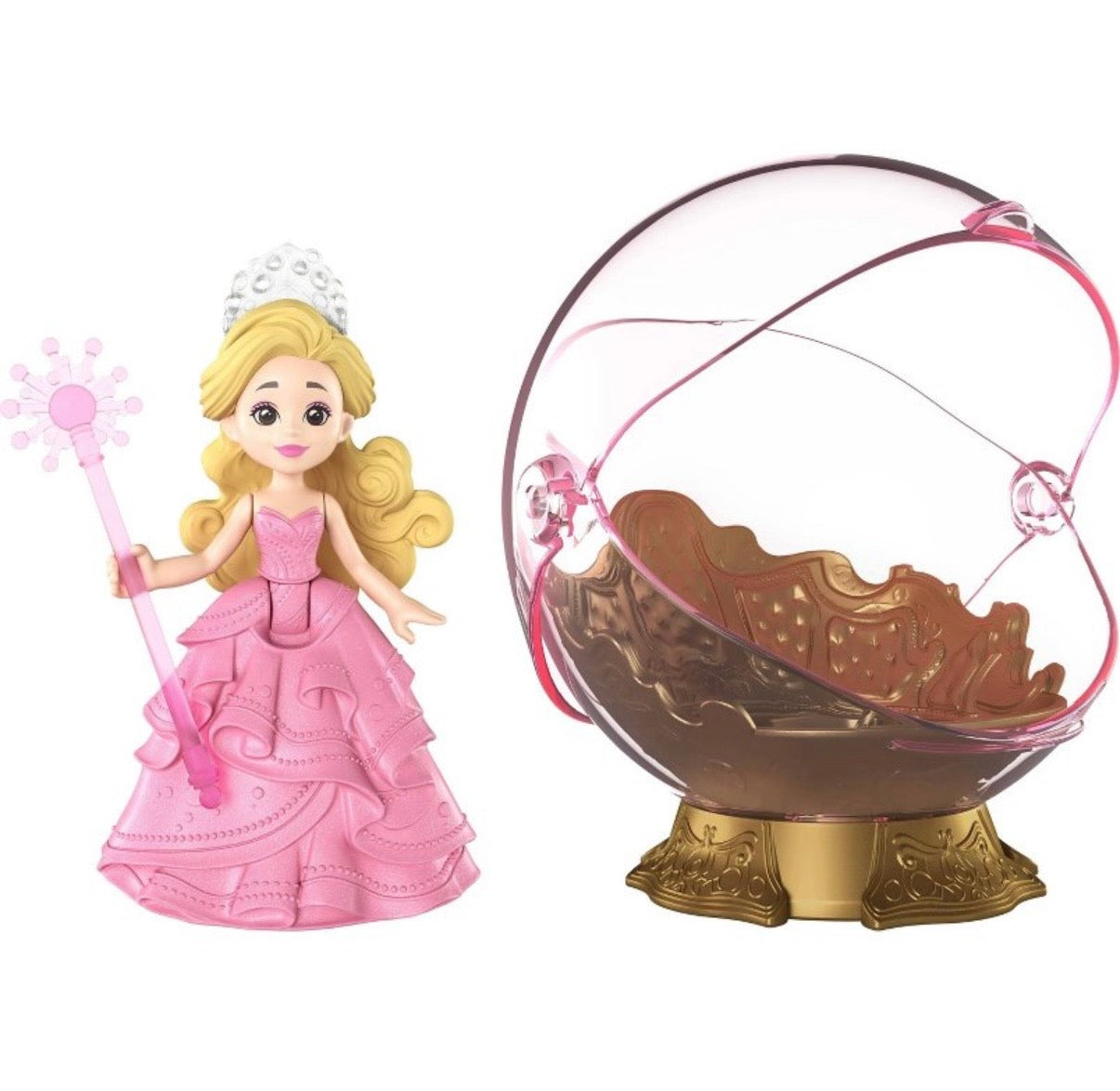 Universal Pictures Wicked | Glinda Floating Bubble Toy with Vehicle & Glinda Figure