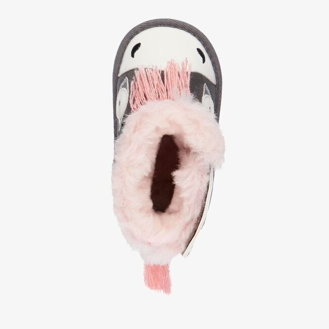 Emu Australia | Pegasus Walker Boots | Size 6-12 Months Charcoal & Pink K12757