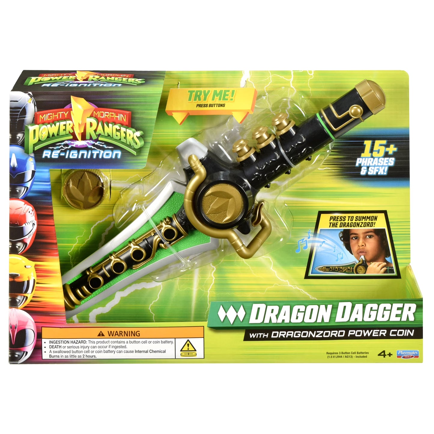 Mighty Morphin Power Rangers: Re-Ignition | Dragon Dagger | Role Play Toy
