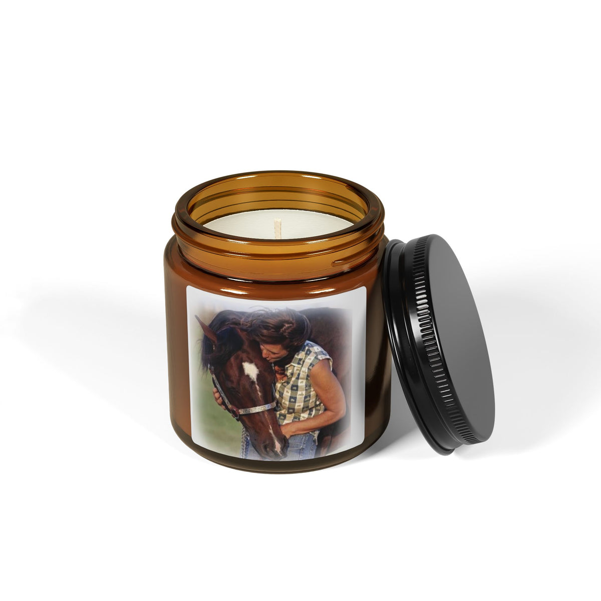 Amazing Grace Ranch | Tomcat Chex | Amber Jar Soy Candle 4oz | Choose Scent