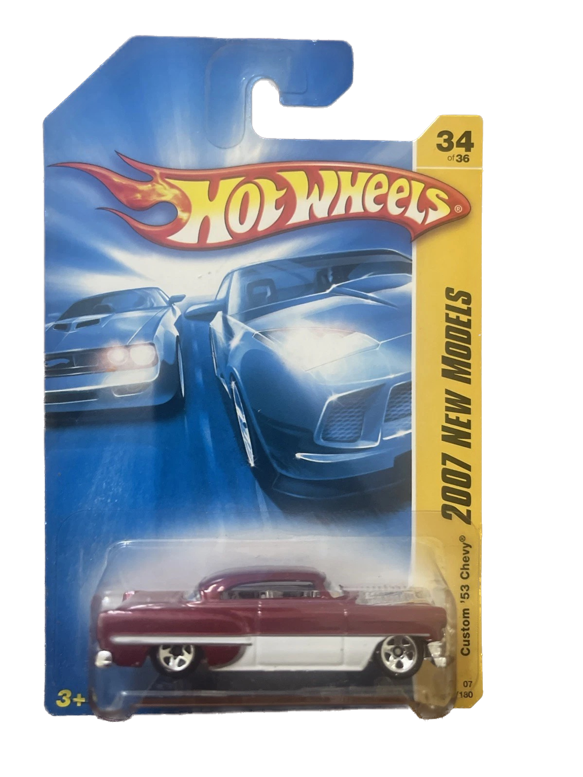 2007 Hot Wheels Custom 53 Chevy -Red Metallic #34/180