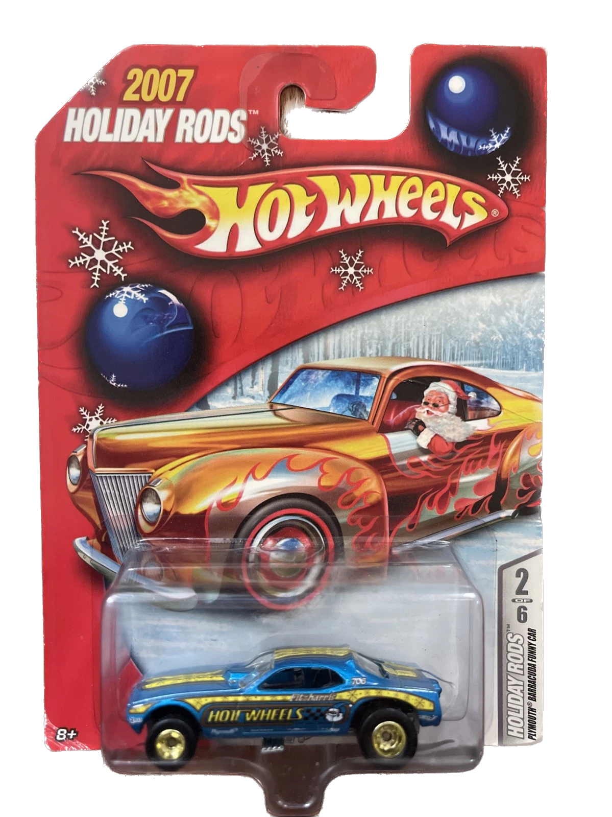2007 Hot Wheels Holiday Rods - Ford Mustang Mach 1