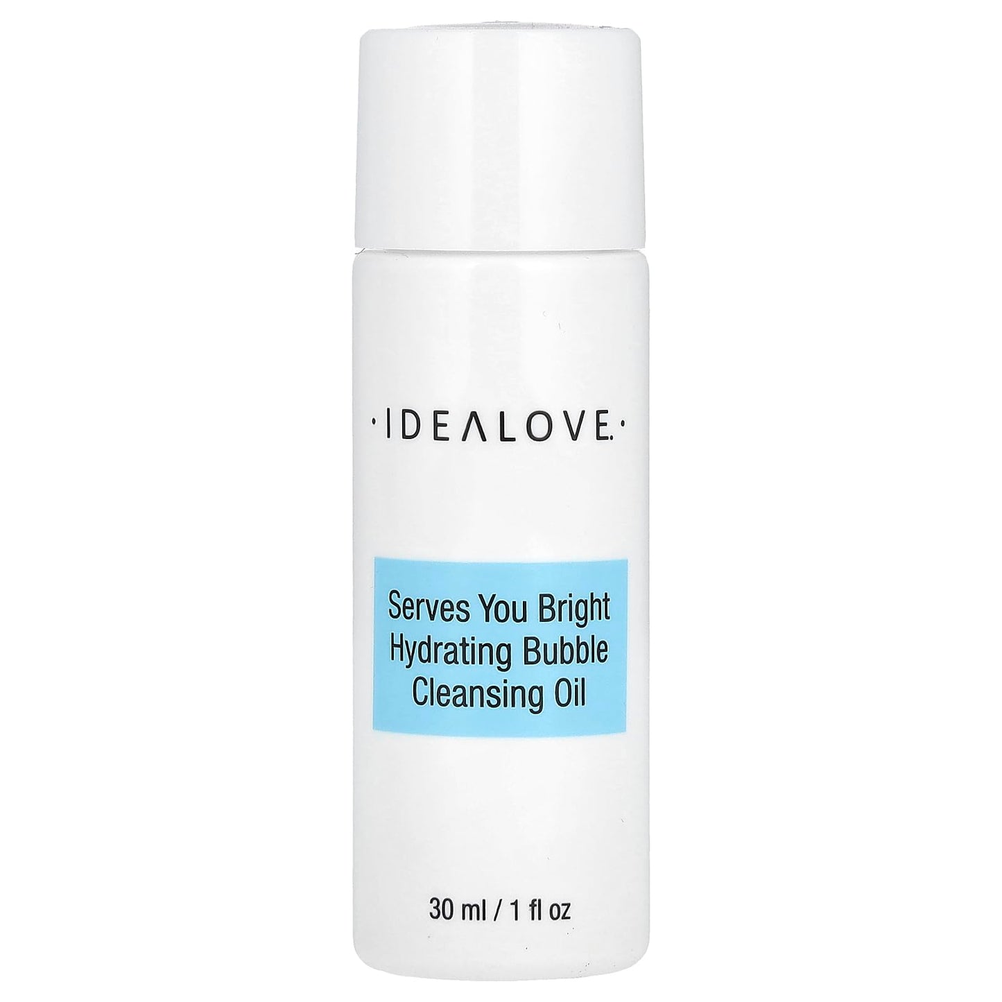 Idealove Serves You Bright Hydrating Bubble Cleansing Oil, Trial Size, 1 fl oz (30 ml)