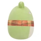 Squishmallows Official 7.5 inch Wendy the Green Frog with Plaid Scarf - Child's Ultra Soft Plush Toy