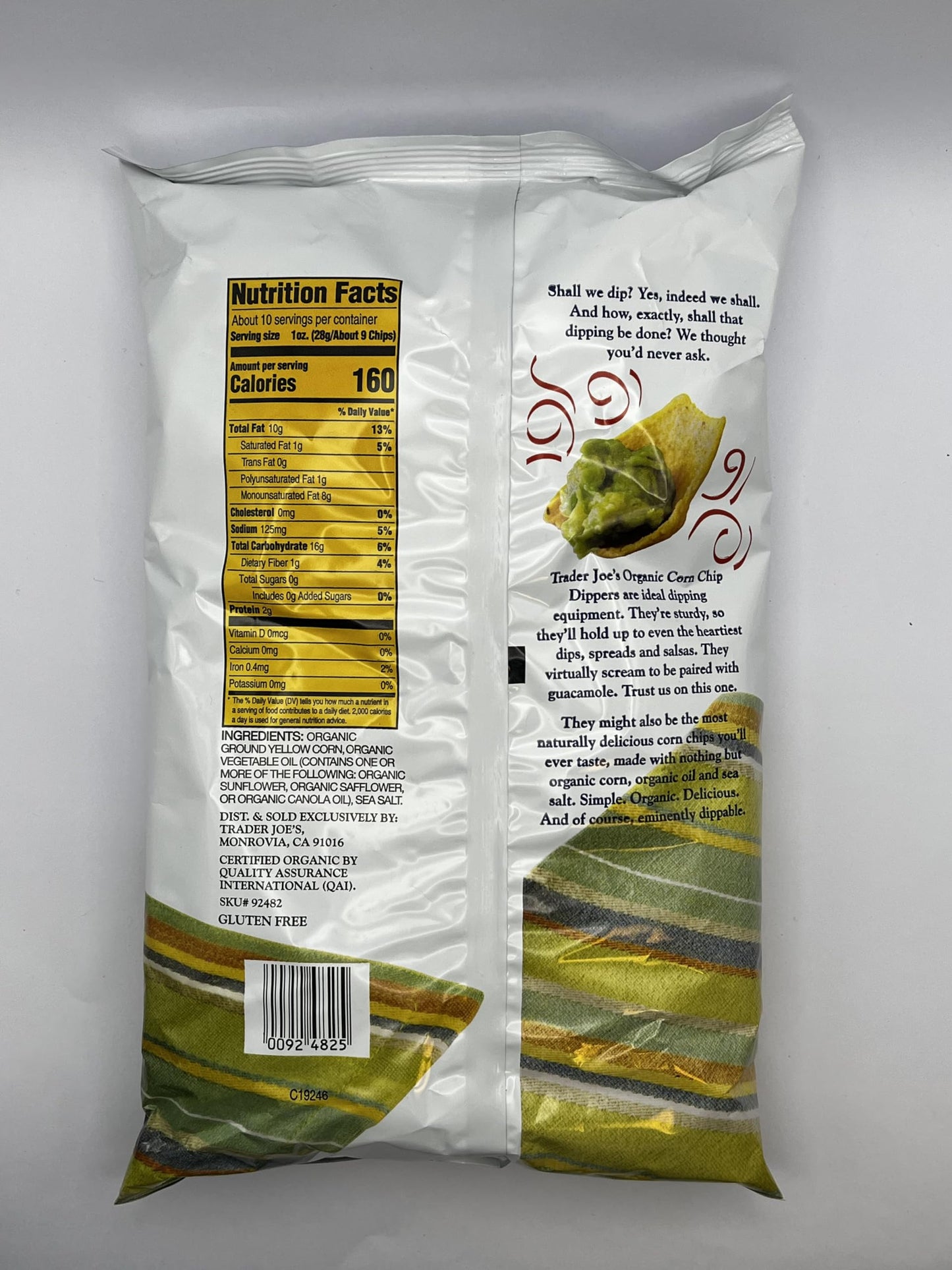 Organic Corn Chip Dippers with Grafton Way Chip Clip
