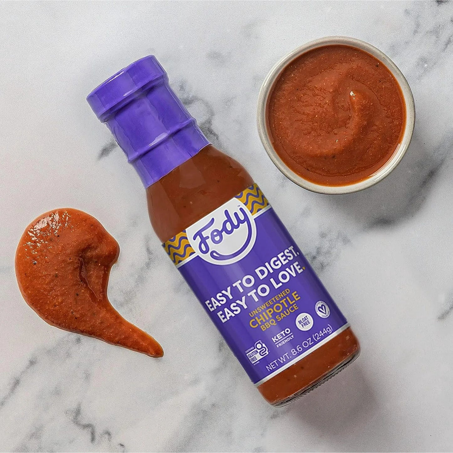 Fody Foods Chipotle BBQ Sauce - 8.6 oz