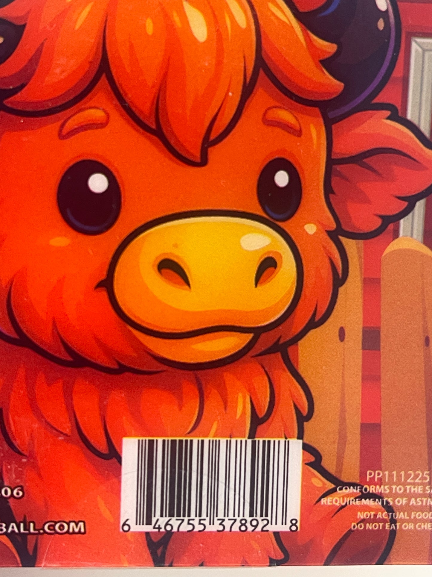 Highland Cow Squishy Fidget Toy