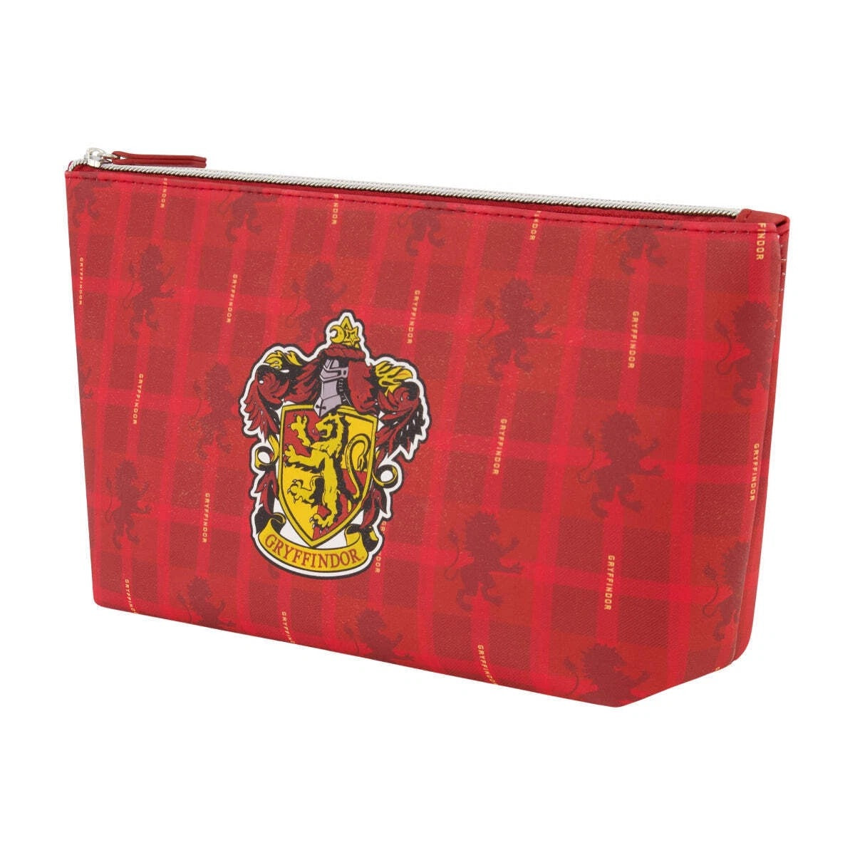 Harry Potter Gryffindor House Crest Red Makeup Bag Toiletry Travel Pouch