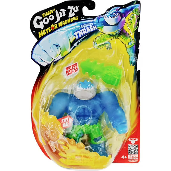 Heroes of Goo Jit Zu | Meteor Madness | Squishy Thrash Action Figure
