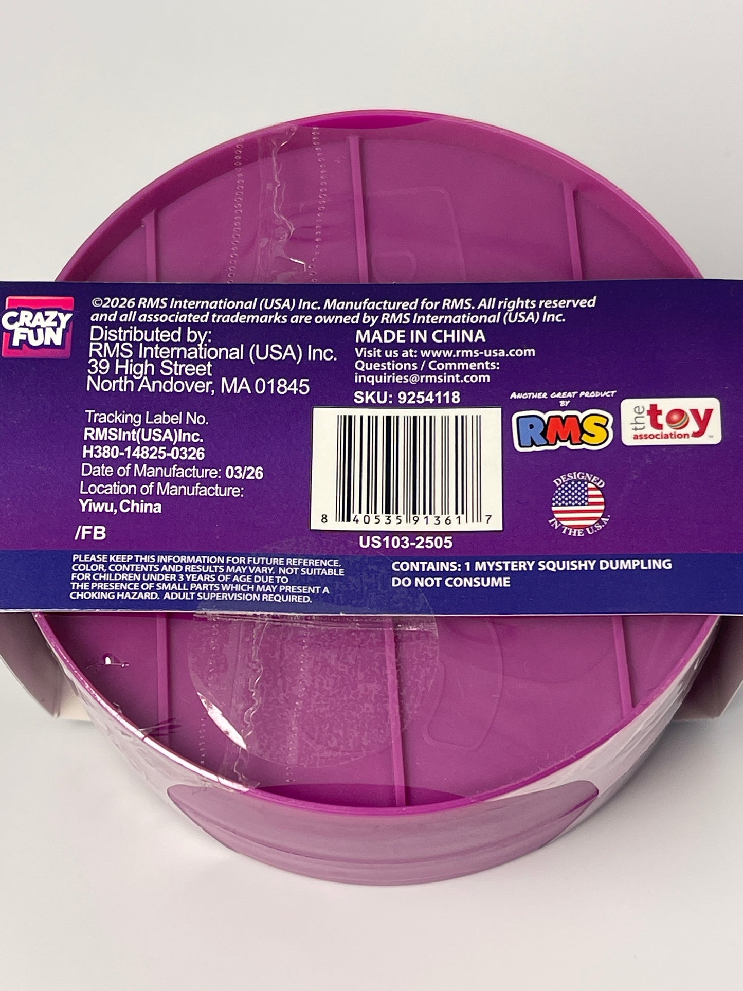 RMS | Crazy Fun | Galaxy Edition | Mystery Dumpling | Light Purple Box