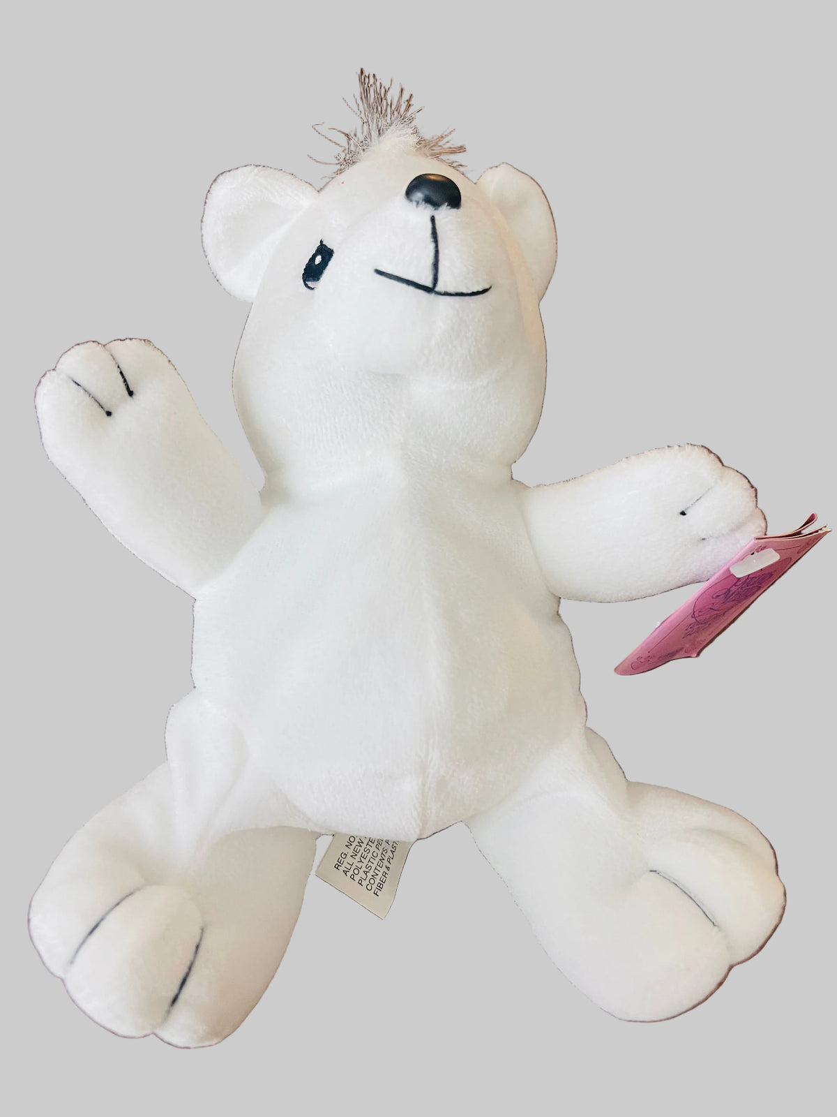 Precious Moments | Tender Tails White Polar Bear | 1998 Vintage Plush