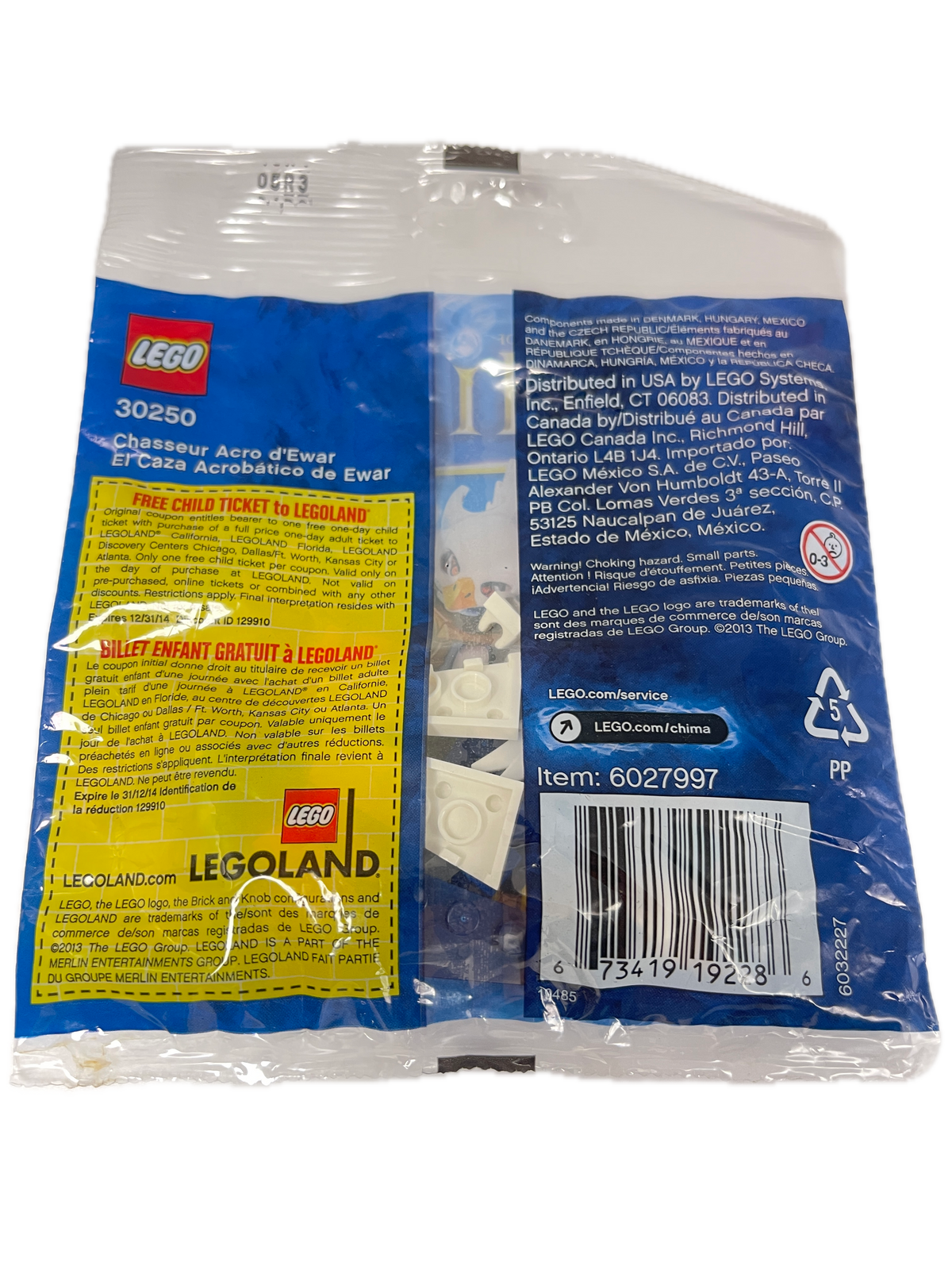 LEGO | Legends of Chima | Ewar's Acro Fighter | Set 30250 | Polybag