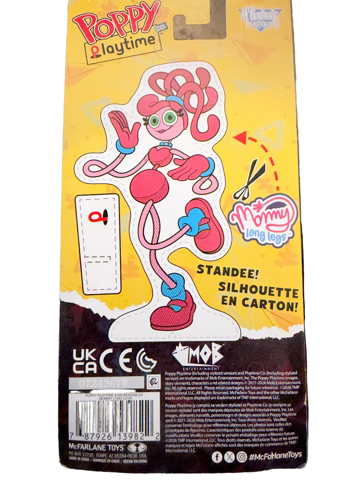 McFarlane Toys | Poppy Playtime | Mommy Long Legs Bendy Figure Flexile 4.5"