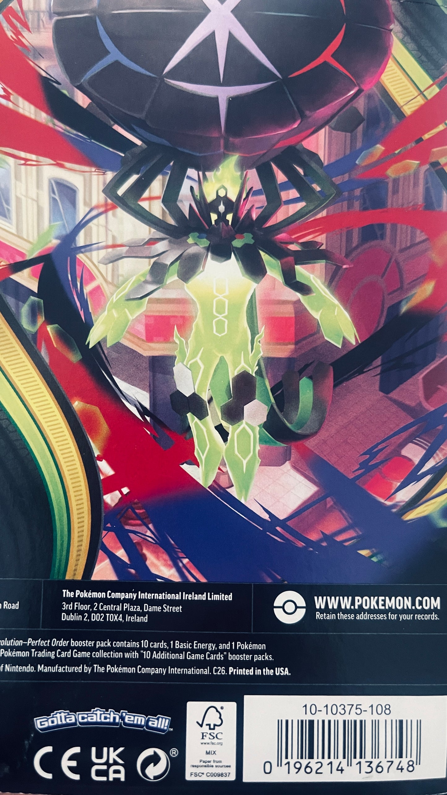 Pokemon TCG | Mega Evolution | Perfect Order | 3 PK Blister