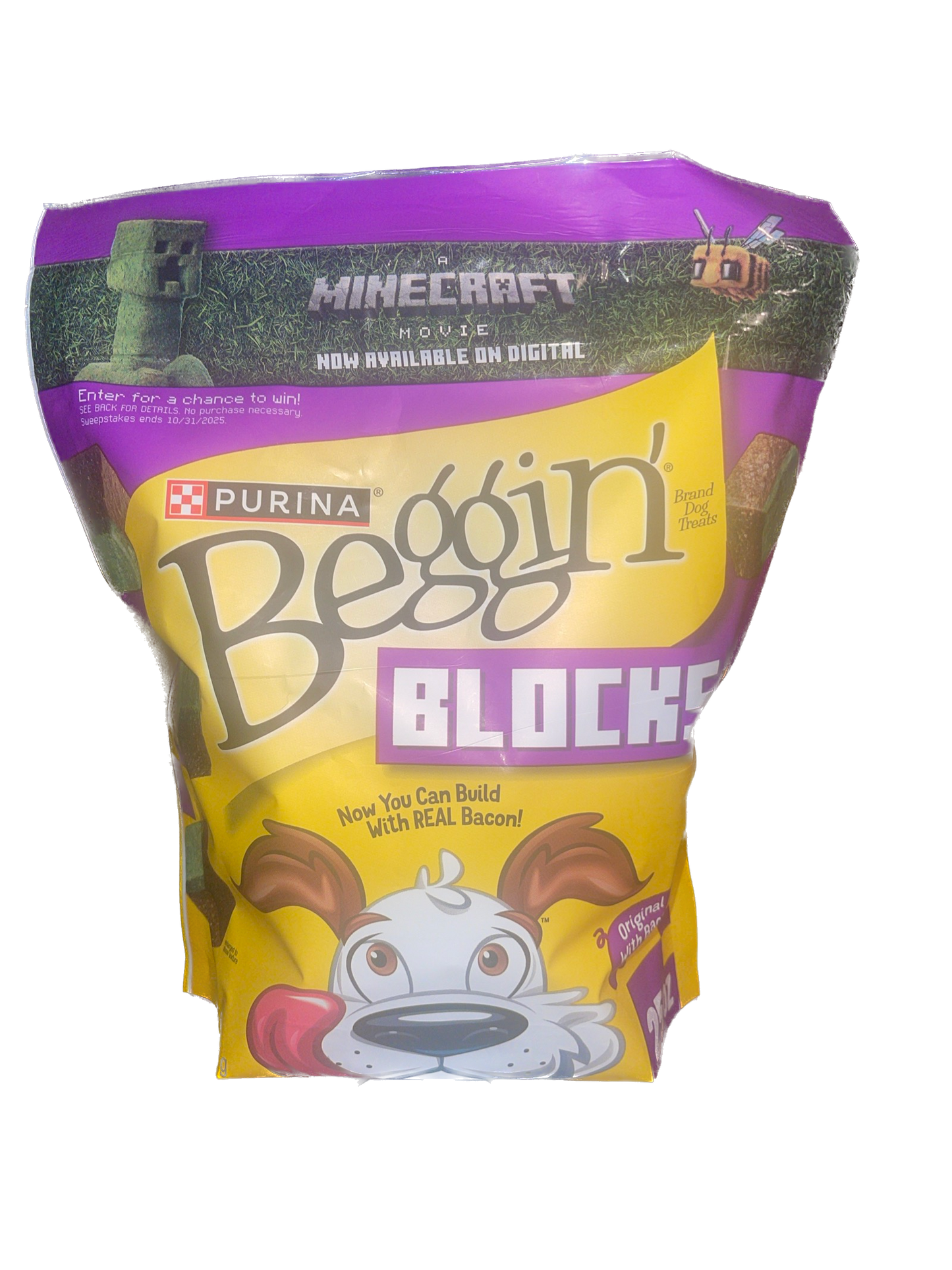 Purina Beggin’ Blocks - Dog Treats With Real Bacon, 25 oz.