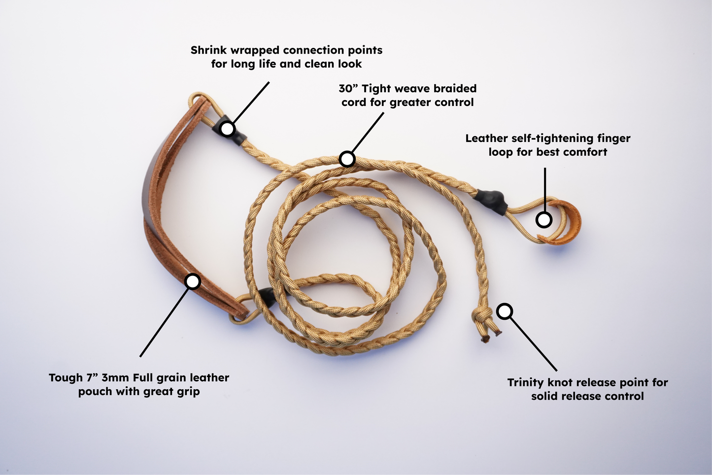 Paracord shepherd 30" sling SlingStar PRO