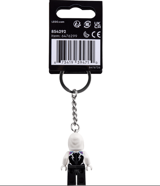 LEGO Marvel | Ghost-Spider Keychain #854292 | Minifigure Style
