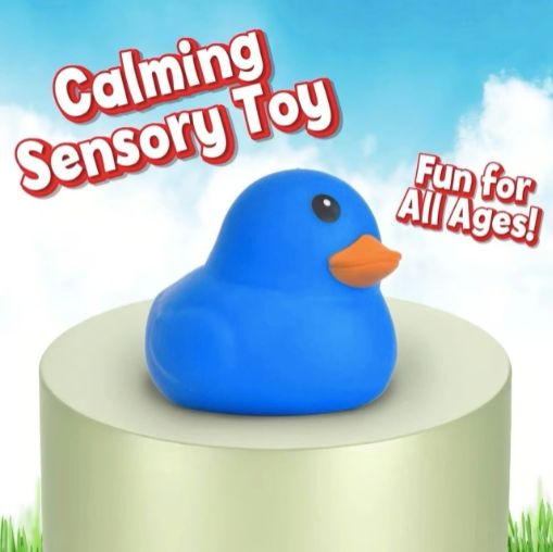 Sunny Days | Patriotic Blue Squishy Duck