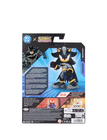 Sonic X DC | Shadow As Batman | 5" Action Figure