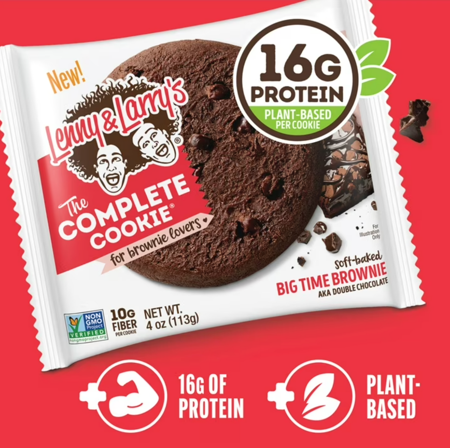 Lenny and Larry's | Big Time Brownie | 12 Pack