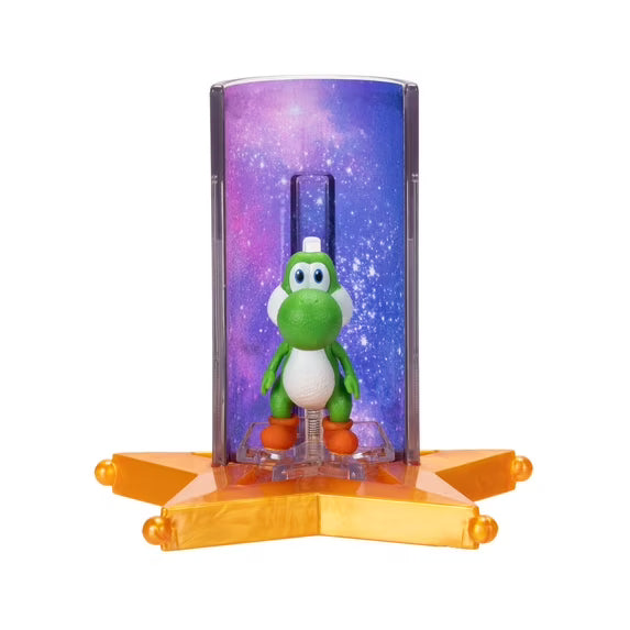 Super Mario Galaxy Movie | Yoshi 1.5" Action Figure W/ Star Launcher