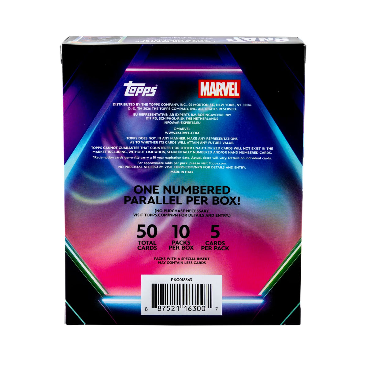Topps | 2026 Neon Marvel | Mega Box