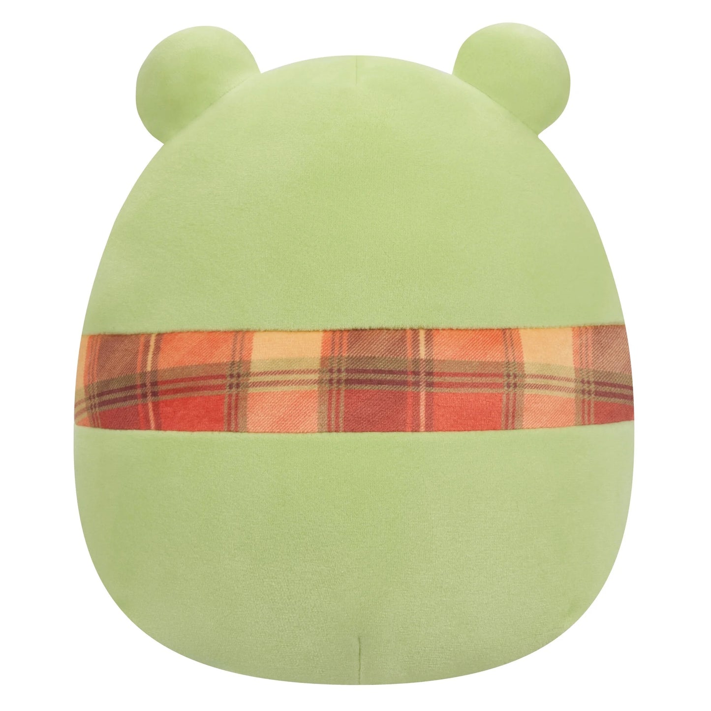 Squishmallows Official 7.5 inch Wendy the Green Frog with Plaid Scarf - Child's Ultra Soft Plush Toy