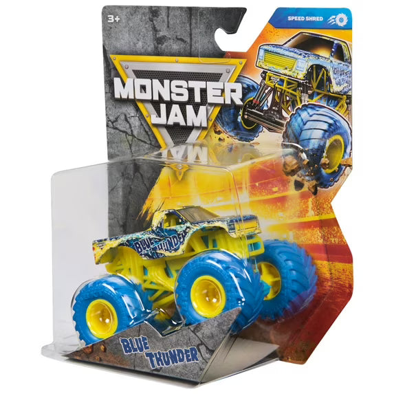 Spin Master | Monster Jam Blue Thunder | 1:64 Scale Die-Cast Monster Truck