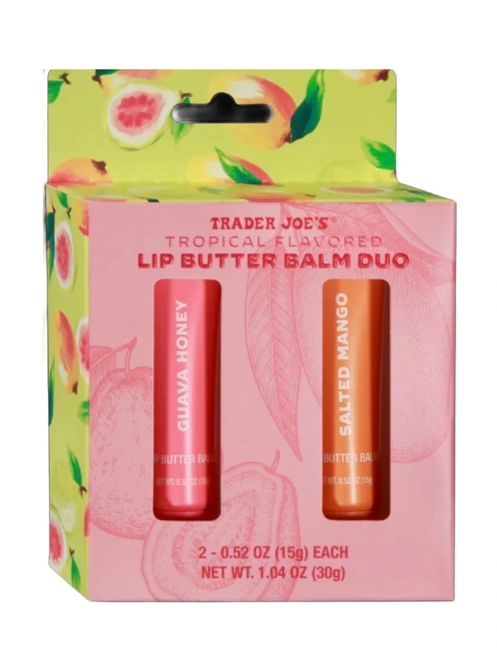 Trader Joe's | Tropical Flavored | Lip Butter Balm Duo
