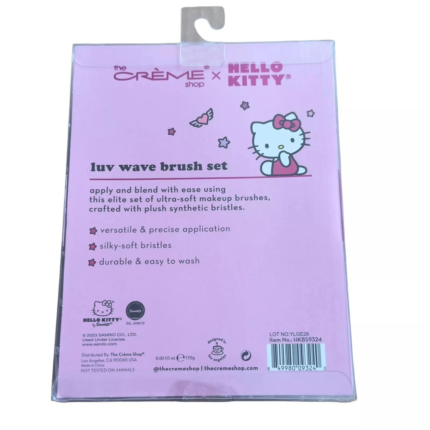 The Crème Shop - Hello Kitty Limited Edition Wave Makeup Brush Set Of 5