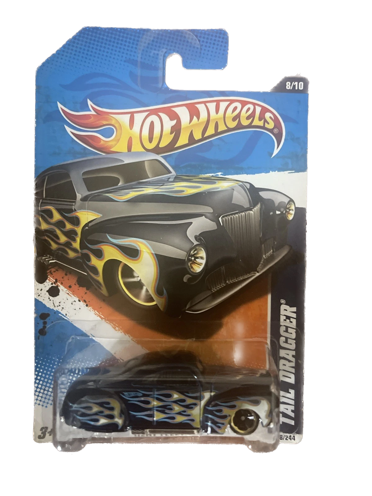 2011 Hotwheels Trail Dragged Purple Hear Fleet