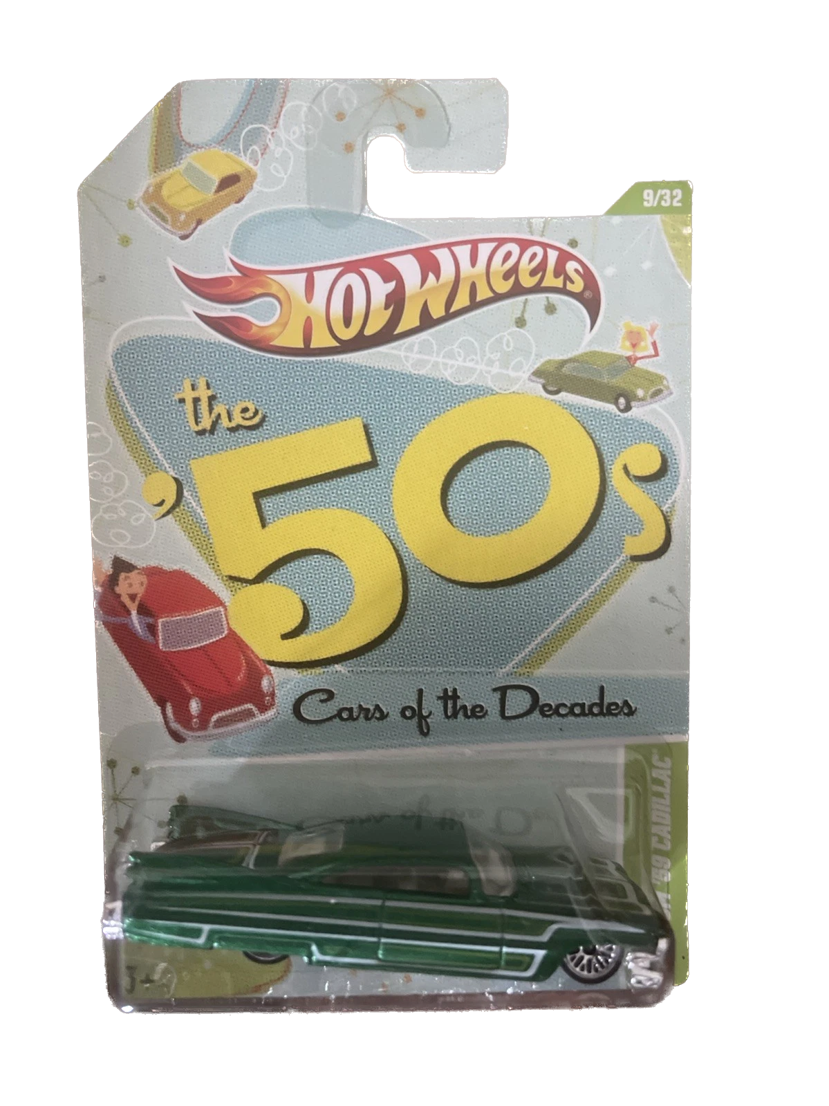 2011 Hot Wheels - Cars of the Decades 50s Green Custom 59 Cadillac