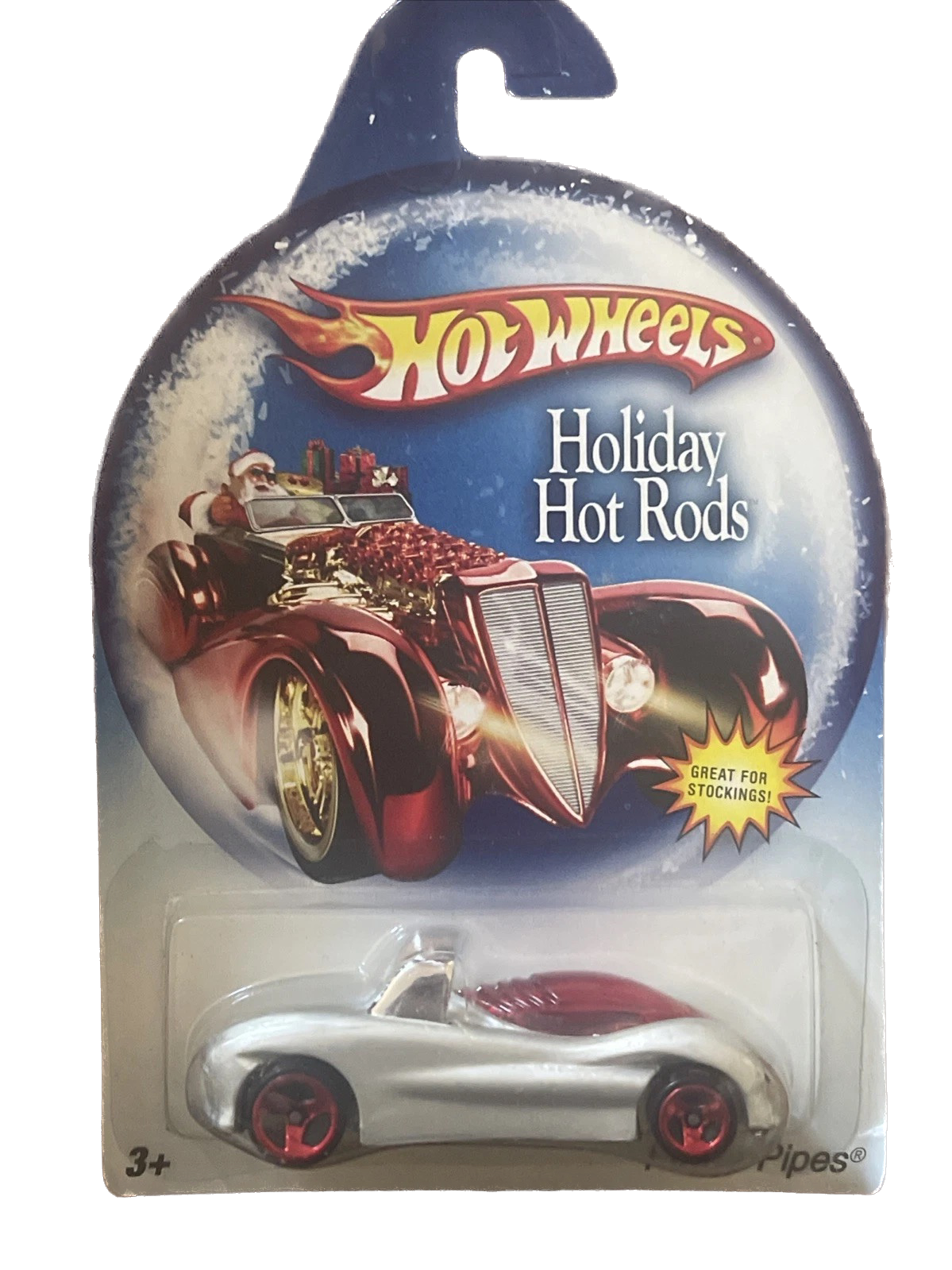 2007 Hot Wheels Christmas Xmas Holiday Hot Rods Power Pipes.