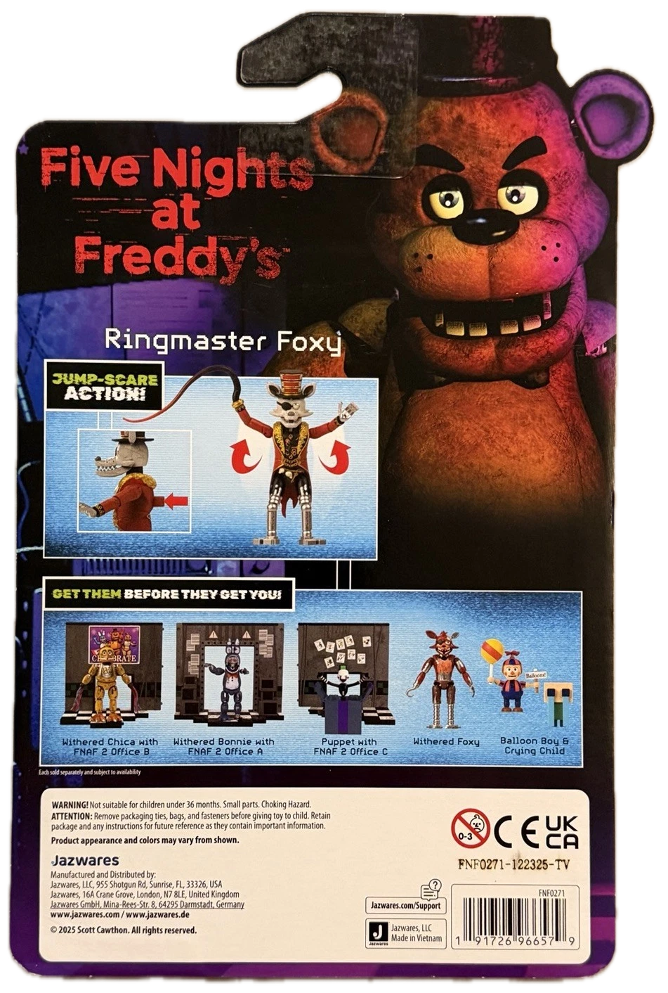 Five Nights at Freddy's Ringmaster Foxy Action Figure