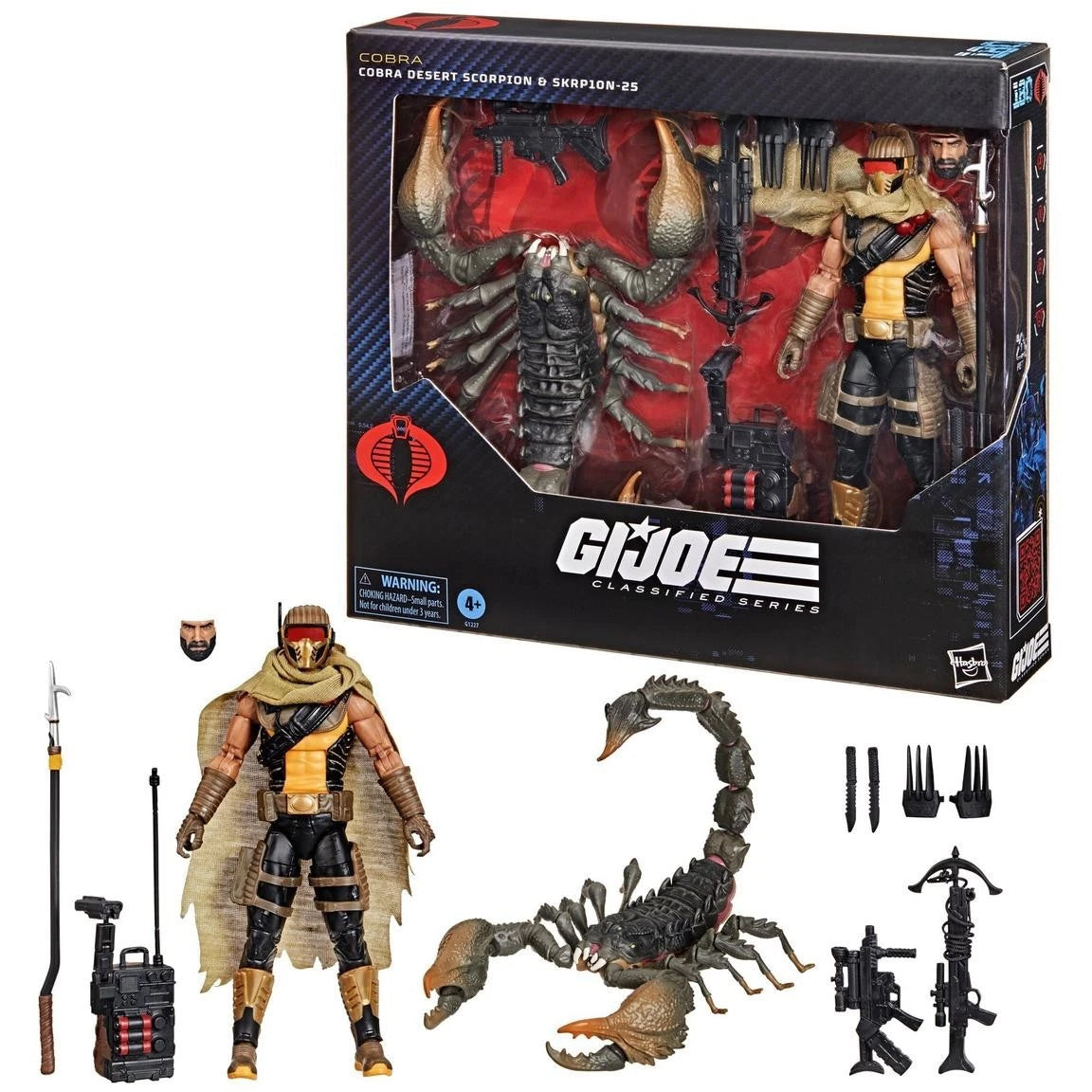 G.I. Joe Classified Series -Cobra Desert Scorpion & SKRP10N-25 (RTS-Ships Free)