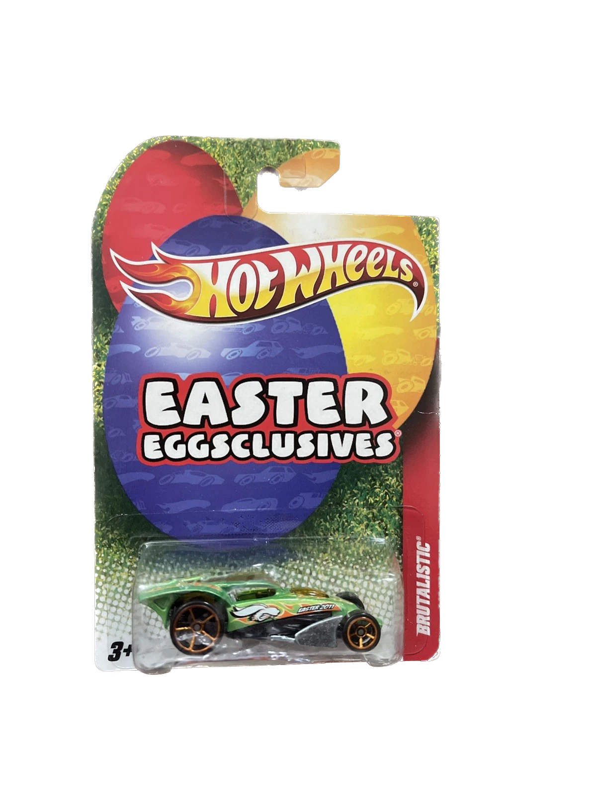 2010 Hot Wheels Walmart Easter Eggsclusives BRUTALISTIC Green w/Copper OH5 Spoke
