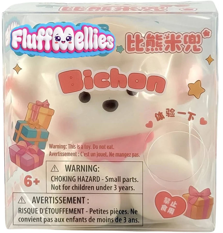 Mooshies | Bichon Dog | Slow Rise Squishy Stress Relief Toy | Pink