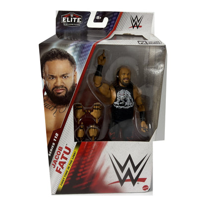 Jacob Fatu WWE Elite Series 118 figure, front of box