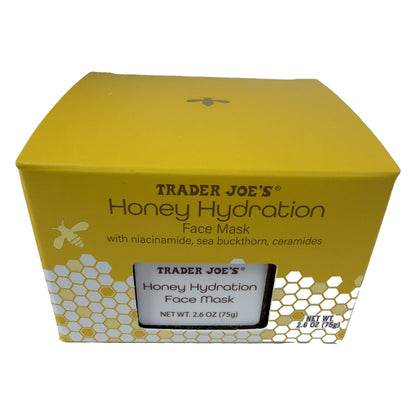 Trader Joe's | Honey Hydration Face Mask | Niacinamide, Sea Buckthorn & Ceramides | 2.6 oz