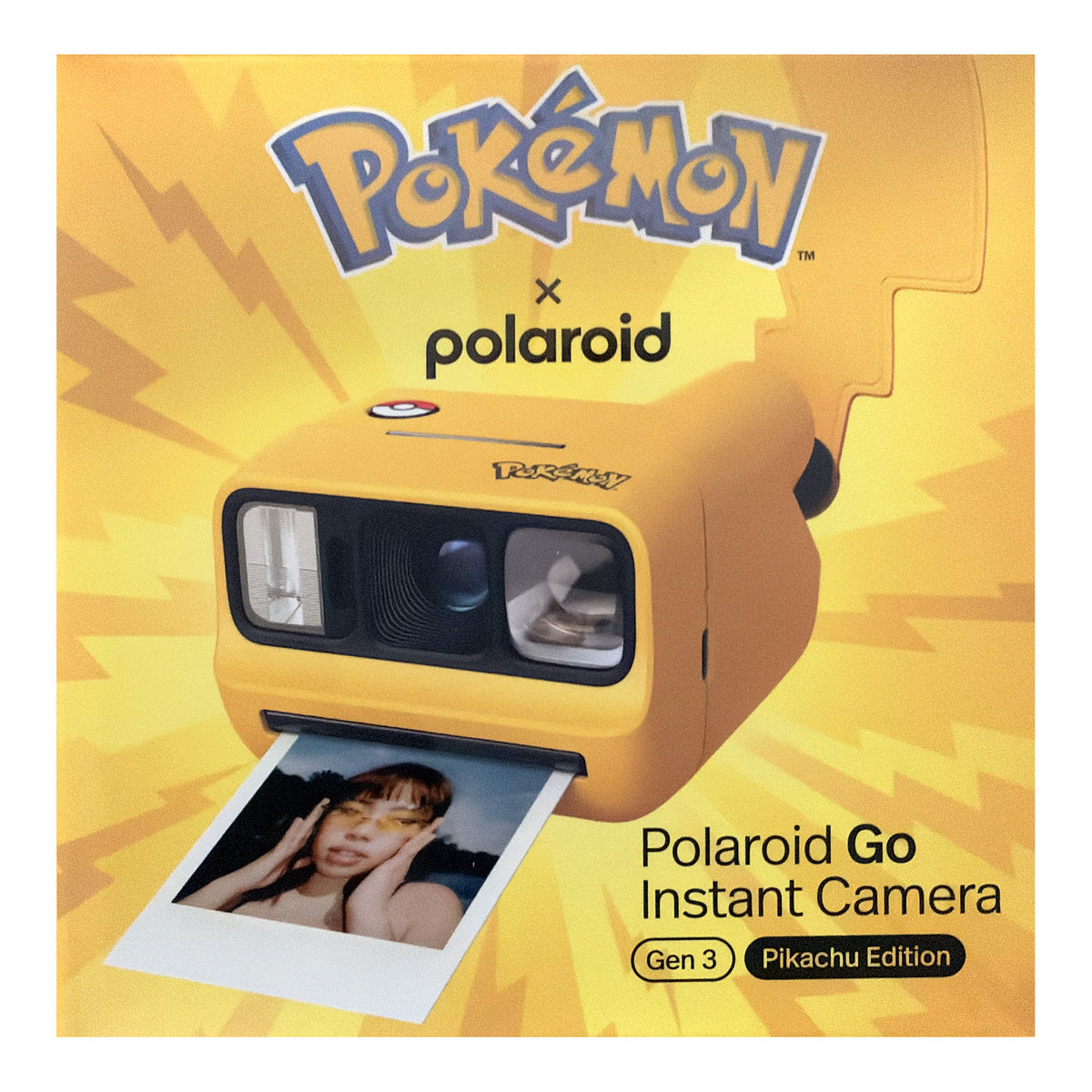 Polaroid | Go Gen 3 Instant Camera | Pokémon Pikachu Edition