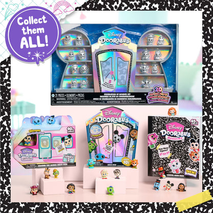Disney Doorables Academy | Campus Crew Pack | Collectible Blind Bag Figures