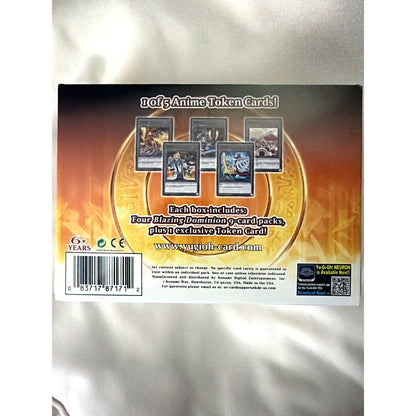Konami | Yu-Gi-Oh! Blazing Dominion Box | 4 Packs + Exclusive Token | 1st Edition