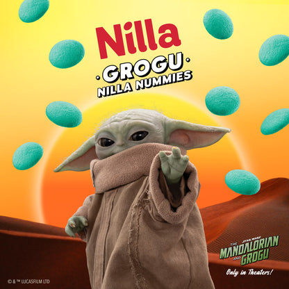 Nabisco Star Wars | Mandalorian Grogu | Blue Nilla Nummies | 1 Box, 11oz
