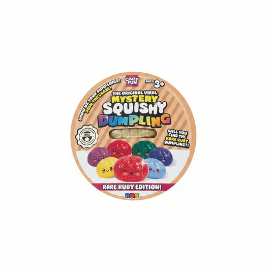 Crazy Fun | Mystery Squishy Dumpling | Rare Ruby Edition