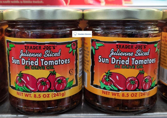 Julienne Sliced Sun-Dried Tomatoes in Olive Oil - 8.5oz (2 Pack) | Premium Italian Style