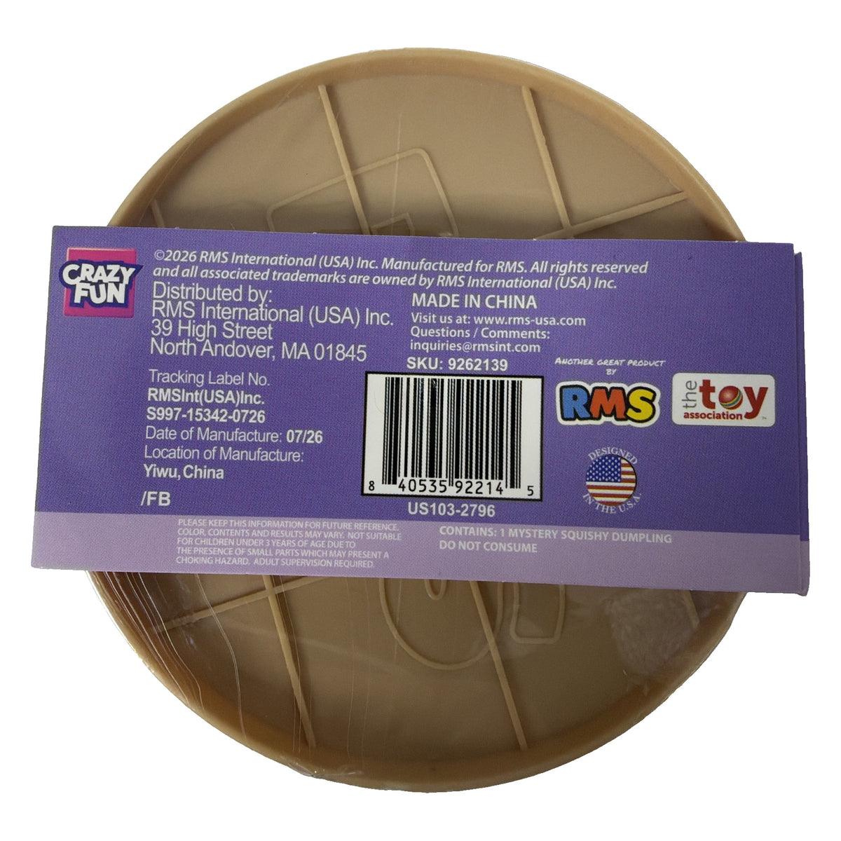 RMS Crazy Fun Mystery Dumpling Kitty Edition bottom barcode