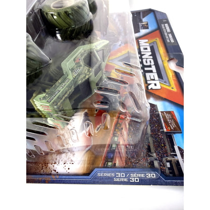 Monster Jam 1:64 Shaker vs Soldier of Fortune 2-pack closeup