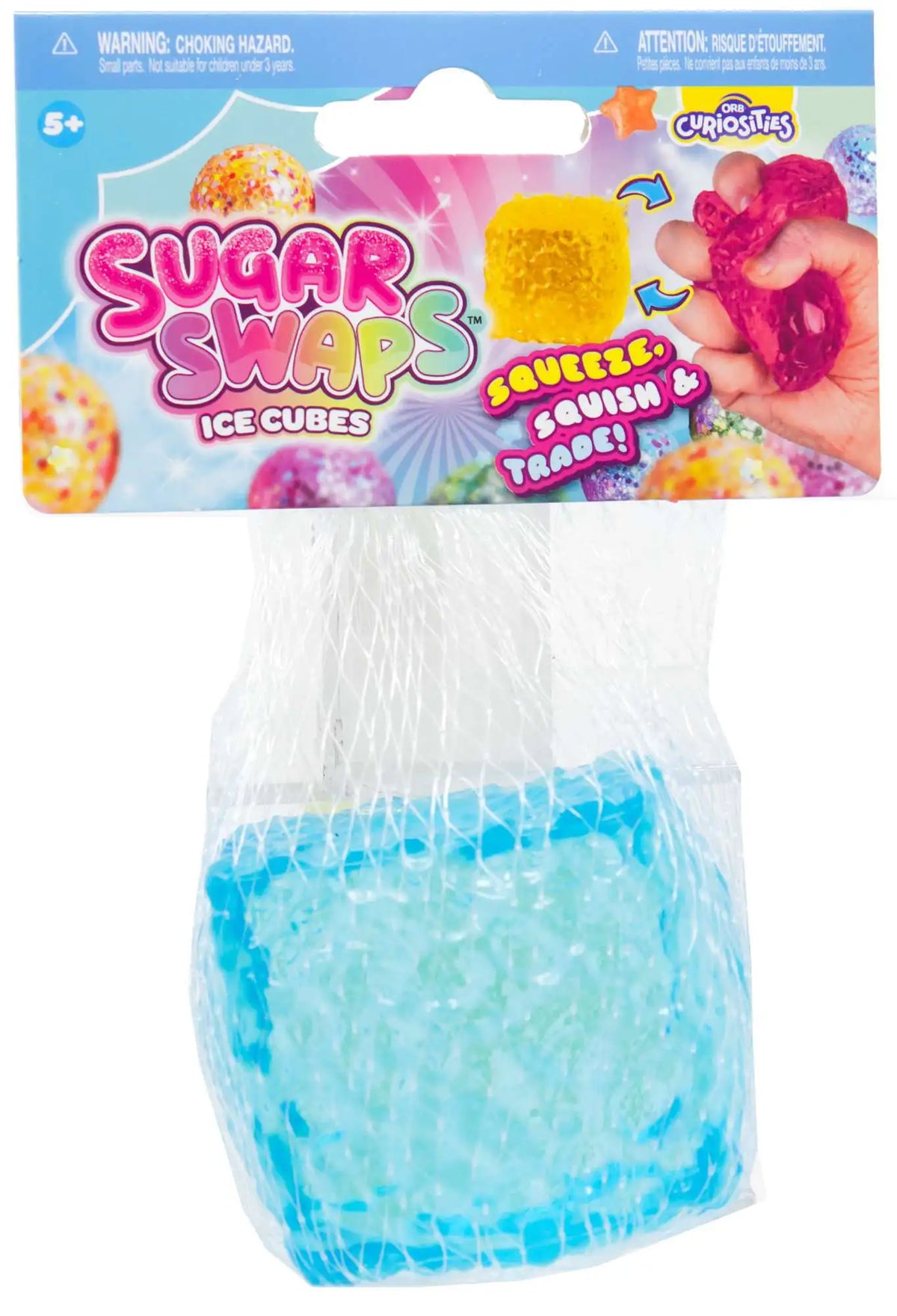 Sugar Swaps | Ice Cubes Squishy | 2-Inch Squeeze Toy