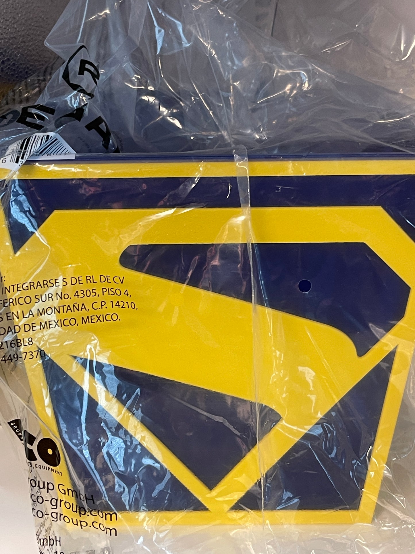 Supergirl Movie Popcorn Tub | Yellow & Blue