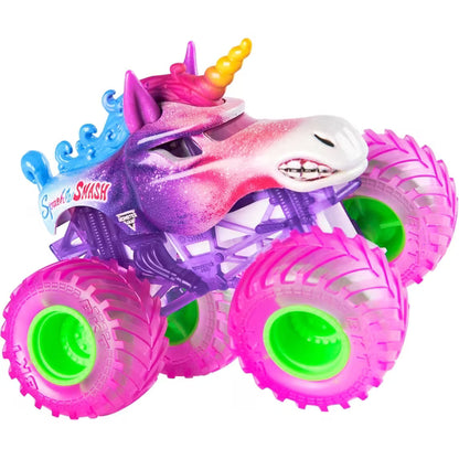 Spin Master | Monster Jam Sparkle Smash | 1:24 Scale Die-Cast Monster Truck
